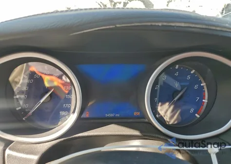 2018 Maserati Ghibli S z USA, uszkodzony, nr VIN ZAM57YSA8J1300480